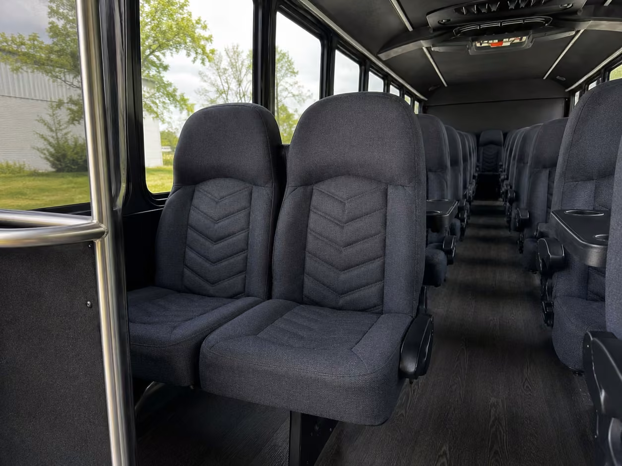 15 35 passenger minibus interior
